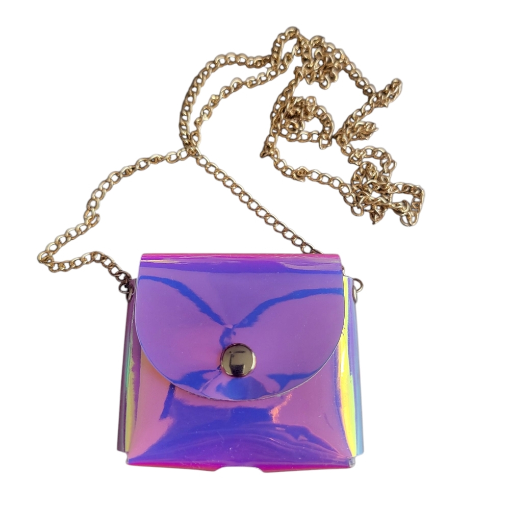 Holographic Purple Mini Bag